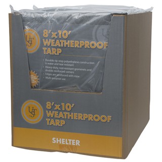 ULTIMATE SURVIVAL TECHNOLOGIES Weatherproof Tarp8'x10' ULTIMATE SURVIVAL TECHNOLOGIES Weatherproof Tarp8'x10'