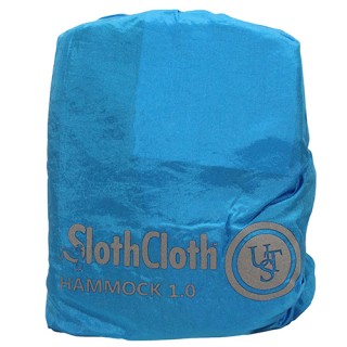 ULTIMATE SURVIVAL TECHNOLOGIES SlothCloth Hammock 1.0 Blue/Gray ULTIMATE SURVIVAL TECHNOLOGIES SlothCloth Hammock 1.0 Blue/Gray