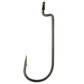 VMC Heavy Duty Worm Hook Black Nickel #1/0 VMC Heavy Duty Worm Hook Black Nickel #1/0