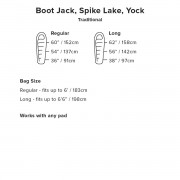 BIG AGNES Спальный мешок Boot Jack 25°F (-4°C)
