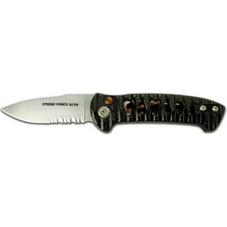 KNIVES OF ALASKA складной нож strike force auto serrated black KNIVES OF ALASKA складной нож strike force auto serrated black